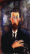 Amedeo Modigliani Portrait of Paul Alexandre in Front of a Window oil painting